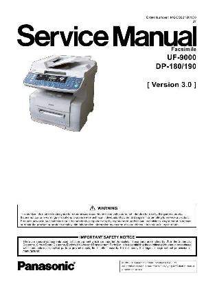 Сервисная инструкция Panasonic UF-9000 ― Manual-Shop.ru