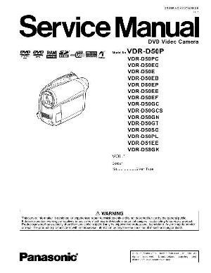 Сервисная инструкция Panasonic VDR-D50, D51, D58 ― Manual-Shop.ru