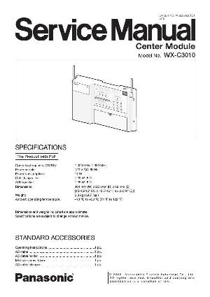 Сервисная инструкция Panasonic WX-C3010 ― Manual-Shop.ru