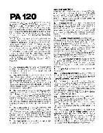 Service manual Peavey PA-120