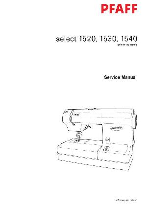 Сервисная инструкция Pfaff 1520, 1530, 1540 ― Manual-Shop.ru