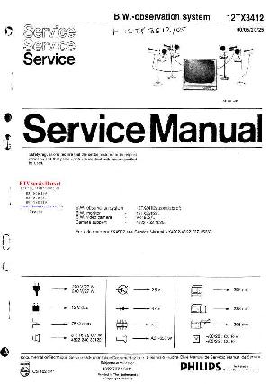 Сервисная инструкция Philips 12TX3412 ― Manual-Shop.ru