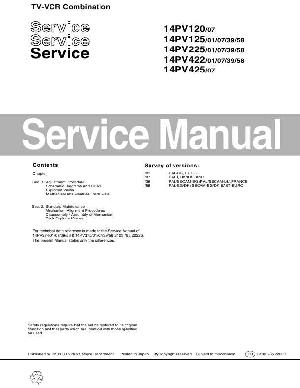 Сервисная инструкция Philips 14PV120, 14PV125, 14PV225, 14PV422, 14PV425 ― Manual-Shop.ru