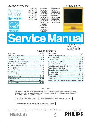 Сервисная инструкция Philips 150B6CX 170B6CX 190B6CX ― Manual-Shop.ru