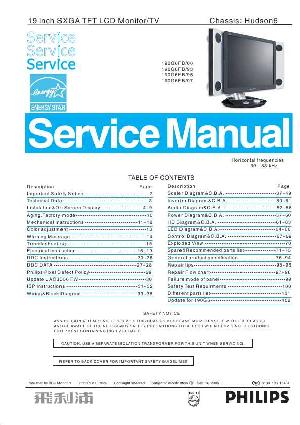 Сервисная инструкция Philips 190G6FB HUDSON6 ― Manual-Shop.ru