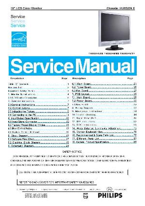 Сервисная инструкция Philips 190S8FX ― Manual-Shop.ru