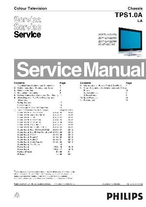 Сервисная инструкция Philips 20PFL4122, 20HF4005, шасси TPS1.0A, LA ― Manual-Shop.ru
