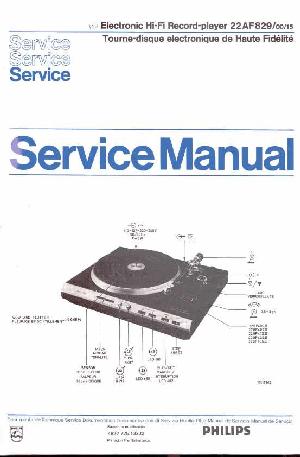 Сервисная инструкция Philips 22AF829 ― Manual-Shop.ru