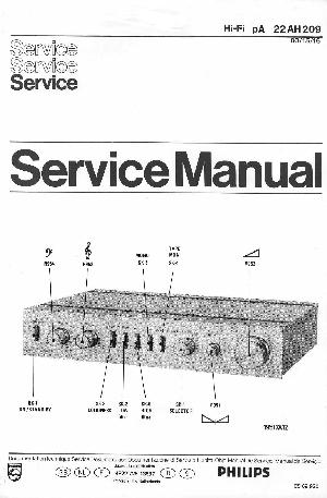 Сервисная инструкция Philips 22AH209 ― Manual-Shop.ru