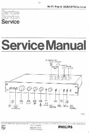 Сервисная инструкция Philips 22AH270 ― Manual-Shop.ru