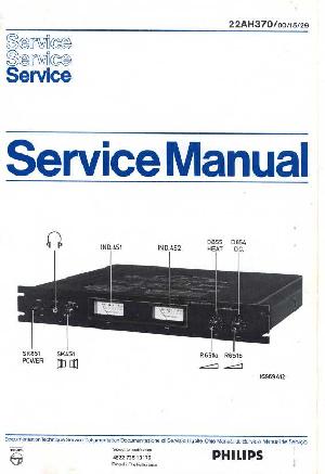 Сервисная инструкция Philips 22AH370 ― Manual-Shop.ru