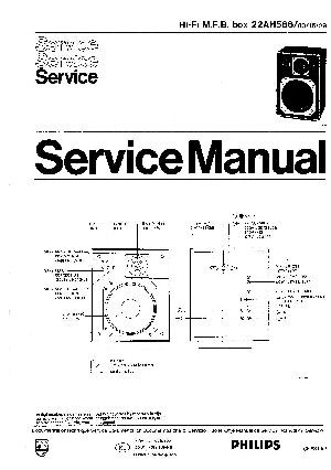 Сервисная инструкция Philips 22AH586 ― Manual-Shop.ru