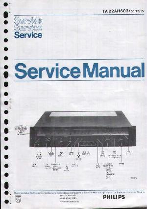 Service manual Philips 22AH603 ― Manual-Shop.ru