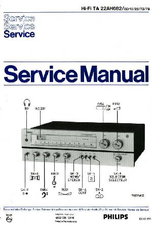 Сервисная инструкция Philips 22AH682 ― Manual-Shop.ru
