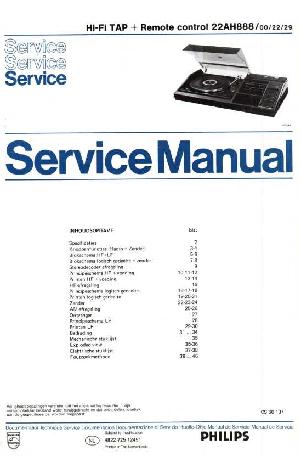 Сервисная инструкция Philips 22AH888 NL ― Manual-Shop.ru
