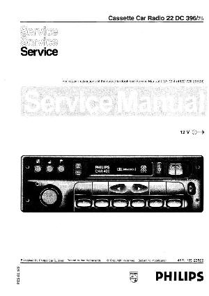 Service manual Philips 22DC396, CAR-400  ― Manual-Shop.ru