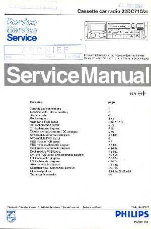 Сервисная инструкция Philips 22DC710 ― Manual-Shop.ru