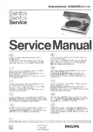 Service manual Philips 22GA209 ― Manual-Shop.ru