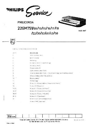 Сервисная инструкция Philips 22GM751 (NL) ― Manual-Shop.ru