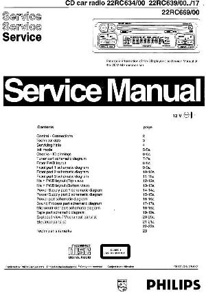 Сервисная инструкция Philips 22RC634, 22RC639, 22RC669  ― Manual-Shop.ru