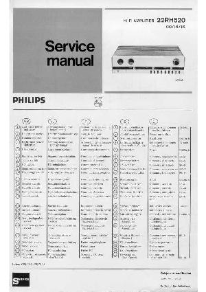 Сервисная инструкция Philips 22RH520 ― Manual-Shop.ru