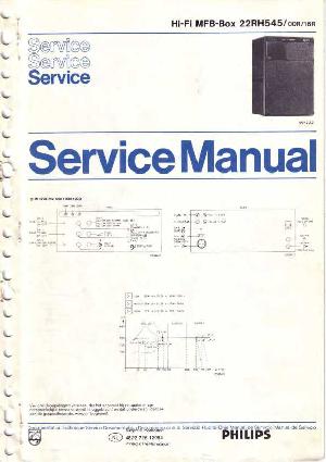 Service manual Philips 22RH545 ― Manual-Shop.ru