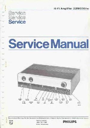 Сервисная инструкция Philips 22RH550 ― Manual-Shop.ru