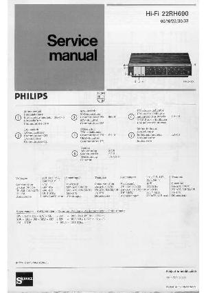 Сервисная инструкция Philips 22RH690 ― Manual-Shop.ru