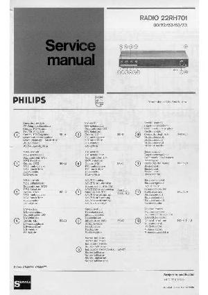 Сервисная инструкция Philips 22RH701 ― Manual-Shop.ru