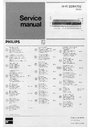 Service manual Philips 22RH702 ― Manual-Shop.ru