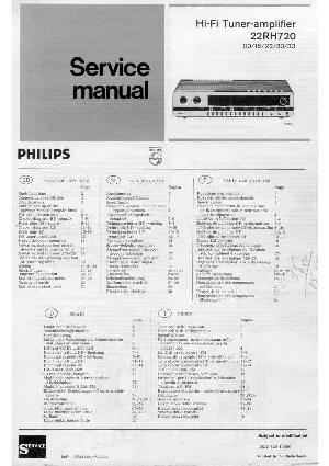 Сервисная инструкция Philips 22RH720 ― Manual-Shop.ru