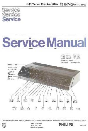 Сервисная инструкция Philips 22RH743 ― Manual-Shop.ru