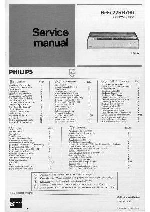 Сервисная инструкция Philips 22RH790 ― Manual-Shop.ru
