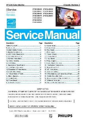 Сервисная инструкция Philips 273E3SBXX ― Manual-Shop.ru