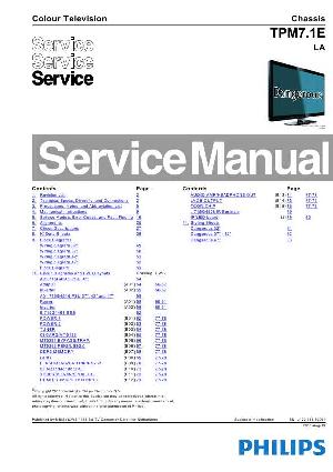 Сервисная инструкция Philips 42PFL4506H, TMP7.1E LA ― Manual-Shop.ru