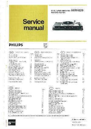 Сервисная инструкция Philips 66RH829 ― Manual-Shop.ru
