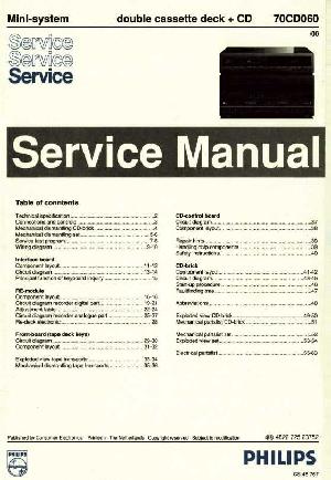 Сервисная инструкция Philips 70CD060 ― Manual-Shop.ru