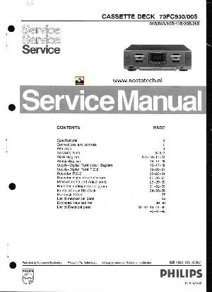 Сервисная инструкция Philips 70FC930 ― Manual-Shop.ru