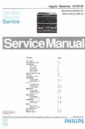 Service manual Philips 70FR330 ― Manual-Shop.ru