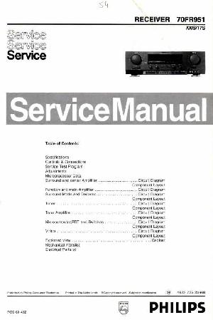 Service manual Philips 70FR951 ― Manual-Shop.ru
