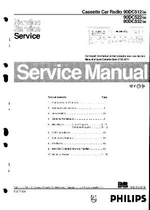 Сервисная инструкция Philips 90DC512, 90DC522, 90DC532  ― Manual-Shop.ru