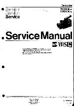 Service manual Philips 9VKR000, VKR9000