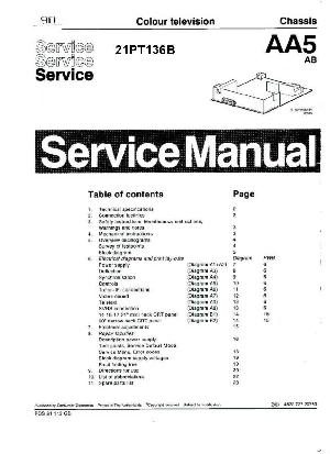 Сервисная инструкция Philips AA5 AB ― Manual-Shop.ru