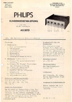 Сервисная инструкция Philips AG9013 ― Manual-Shop.ru