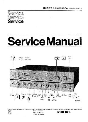 Сервисная инструкция Philips AH-686 ― Manual-Shop.ru