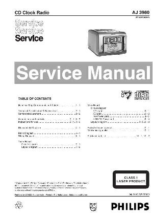 Сервисная инструкция Philips AJ-3980 ― Manual-Shop.ru