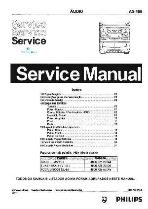 Сервисная инструкция Philips AS-465 ― Manual-Shop.ru