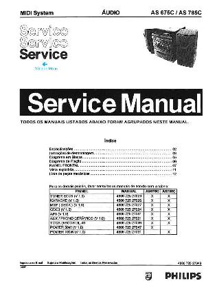Сервисная инструкция Philips AS-675C, AS-785C ― Manual-Shop.ru