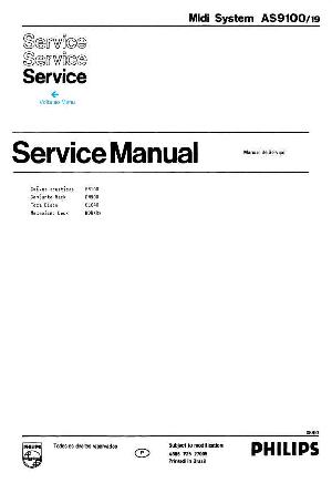 Сервисная инструкция Philips AS-9100 ― Manual-Shop.ru