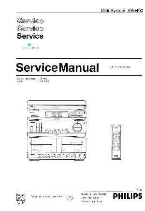 Сервисная инструкция Philips AS-9400 ― Manual-Shop.ru